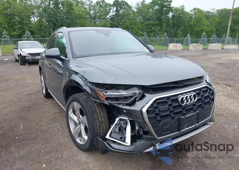 2022 Audi Q5 Premium Plus 45 Tfsi S Line Quattro S Tronic из США, поврежденный, VIN WA1EAAFY2N2104498
